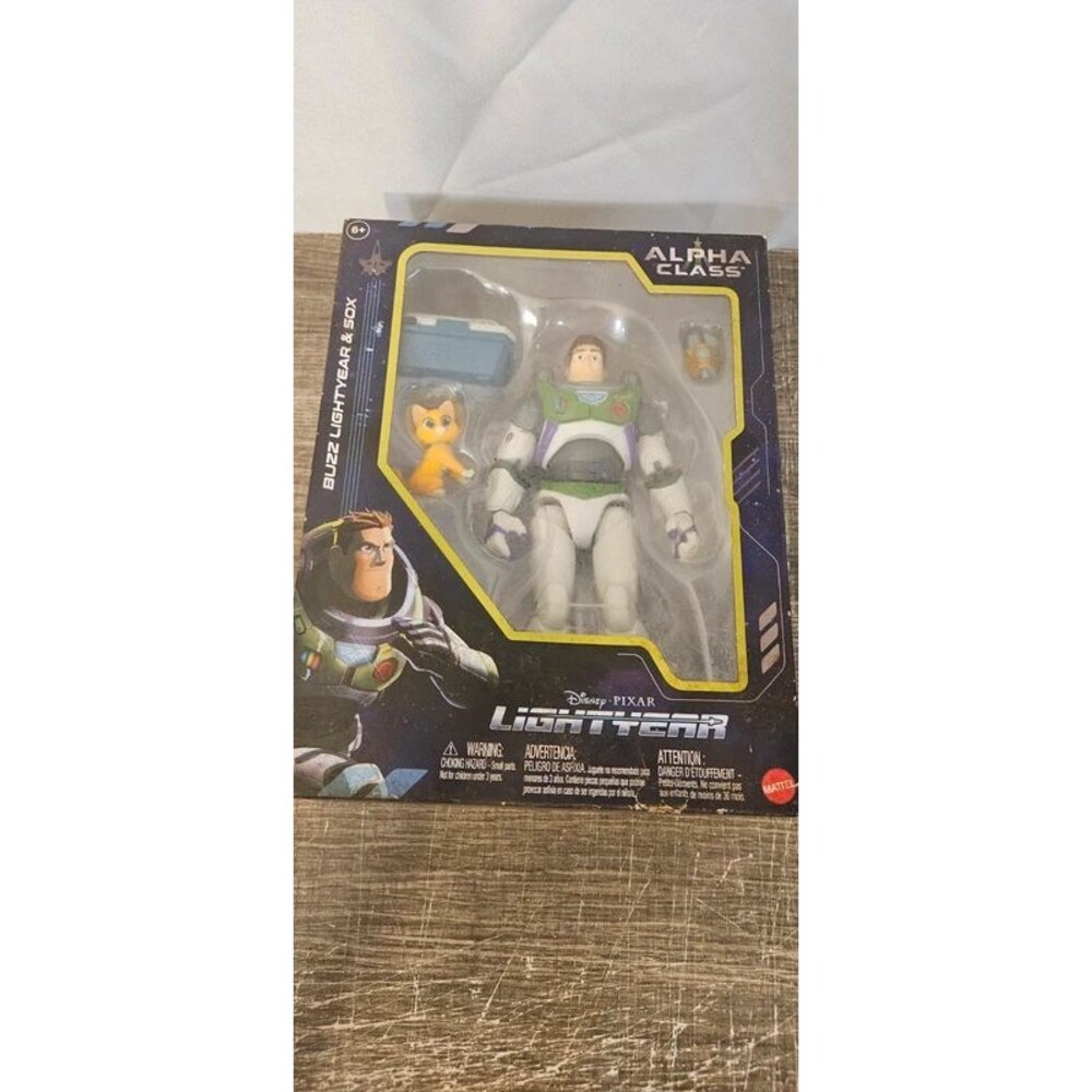Disney Pixar Lightyear Alpha Class Buzz & Sox NIB-ITEM #2728